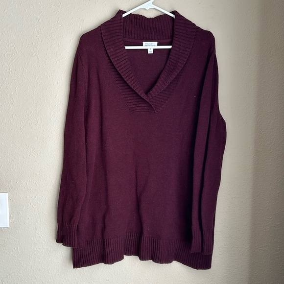 Market & Spruce Vaolla Shawl Collar Cotton Pullover, Stitch Fix, XL, - Picture 1 of 7
